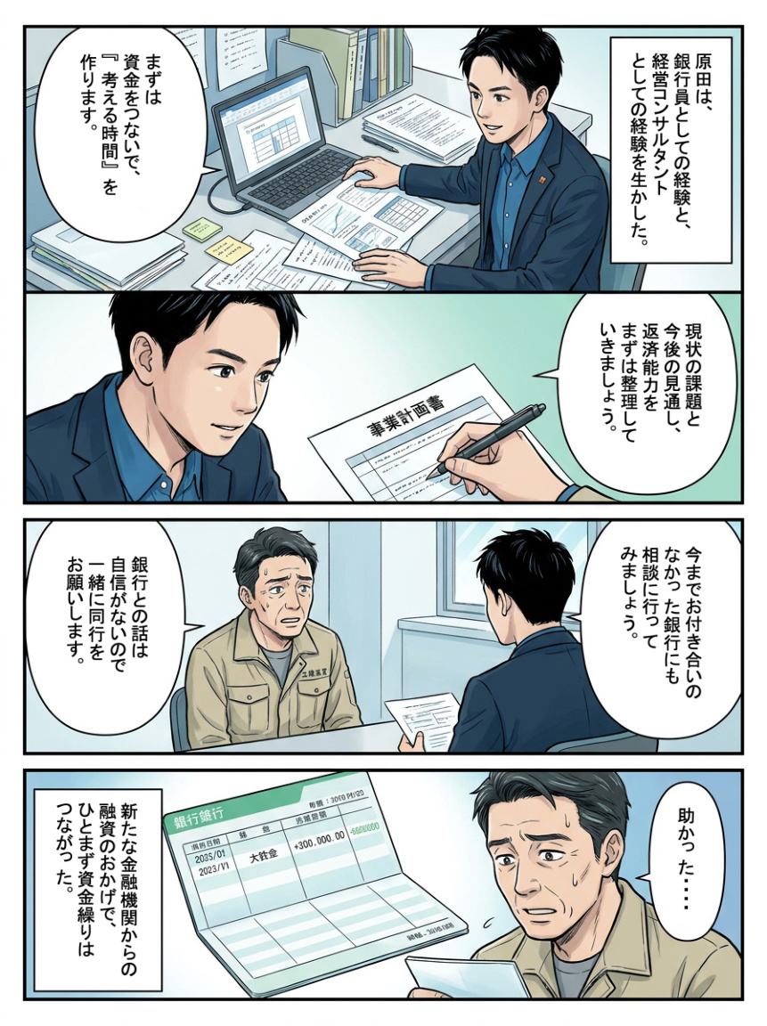 喜創産業 中小企業伴走支援 漫画 6ページ目