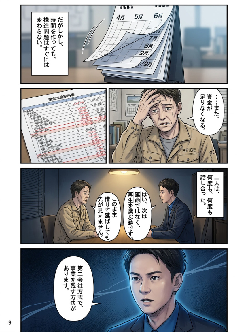 喜創産業 中小企業伴走支援 漫画 10ページ目