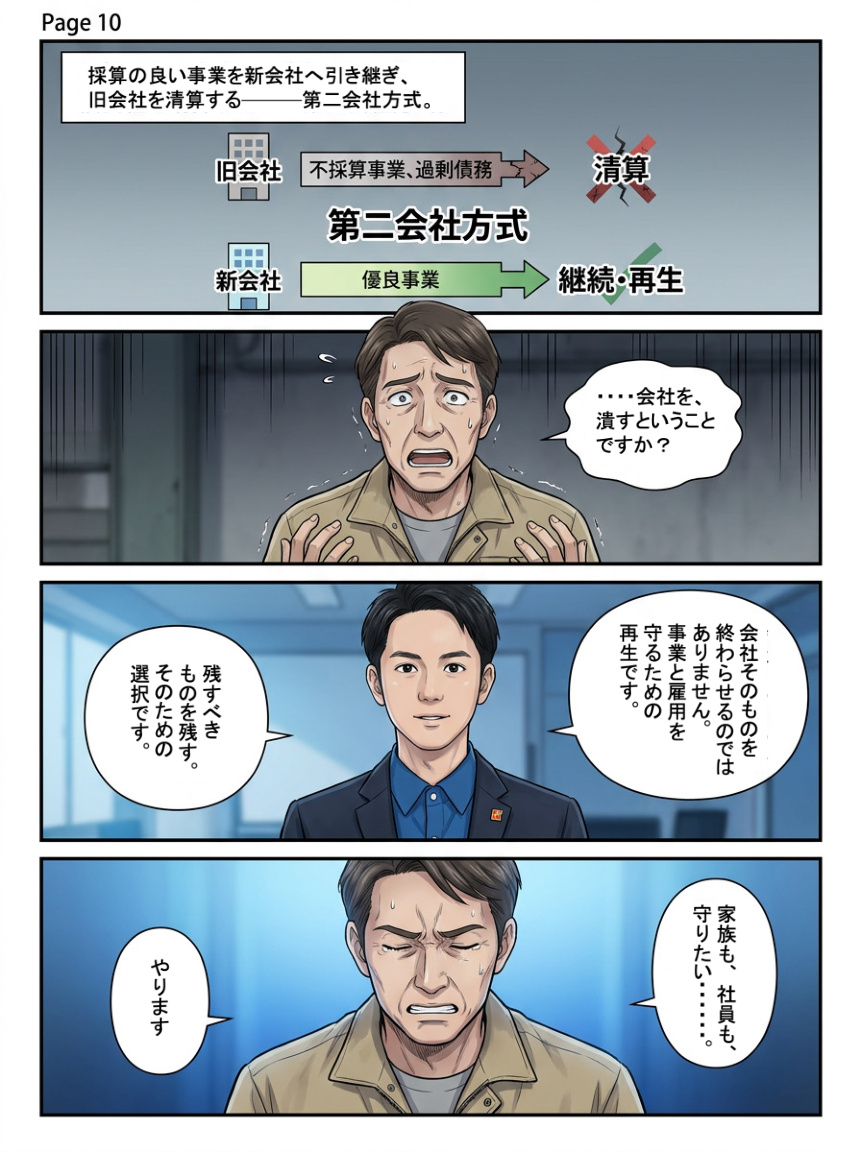 喜創産業 中小企業伴走支援 漫画 11ページ目