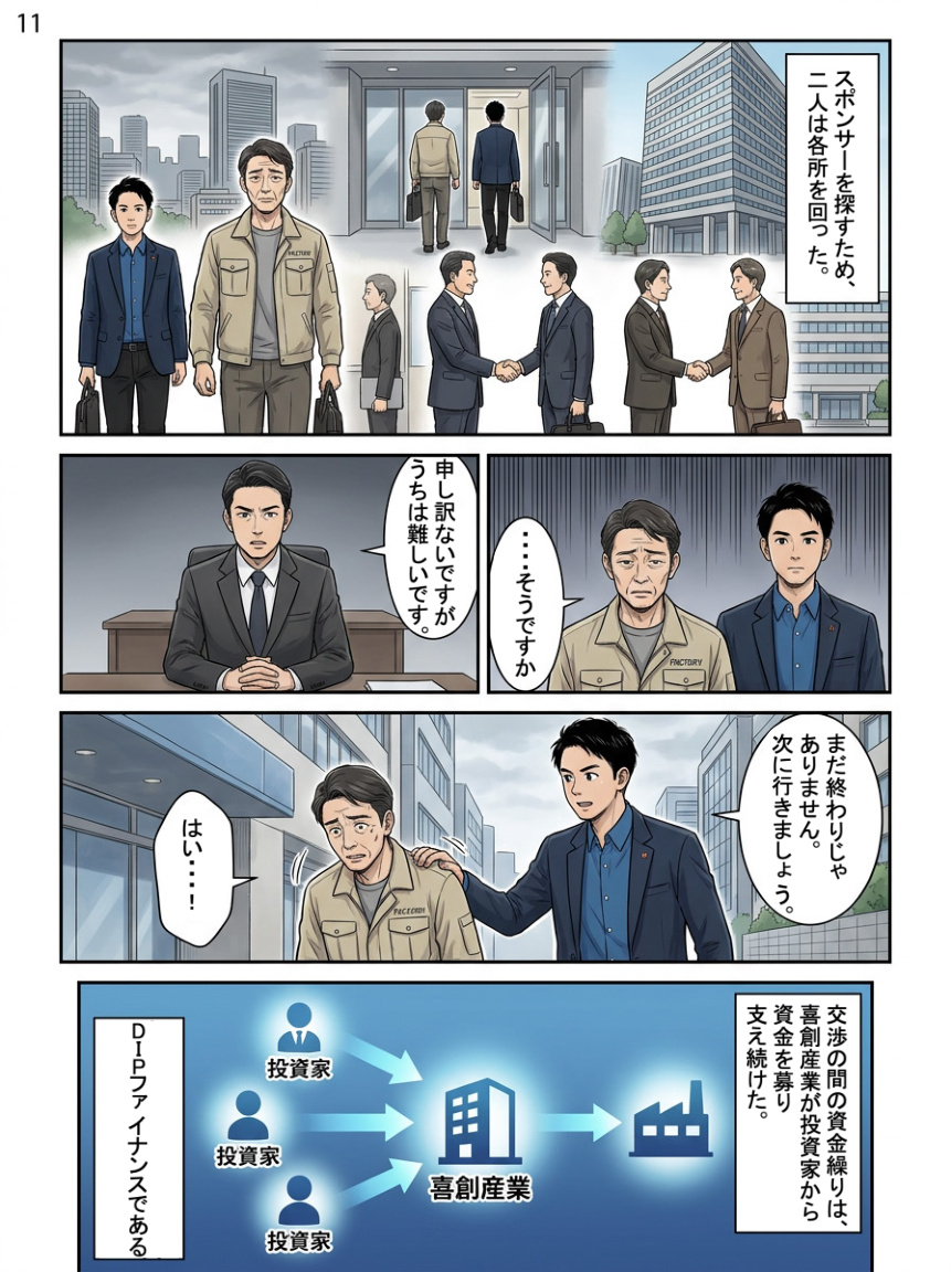 喜創産業 中小企業伴走支援 漫画 12ページ目