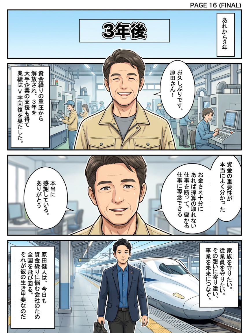 喜創産業 中小企業伴走支援 漫画 17ページ目